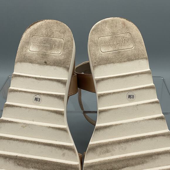 Giani Bernini Women’s Constancia Ankle Strap Wedge Sandals Beige Size 8.5 - Picture 9 of 10